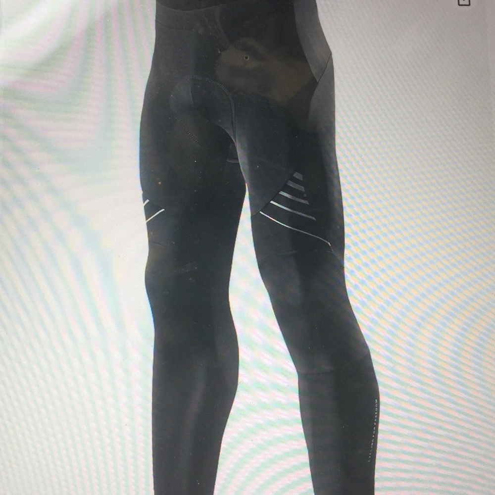 Santic "Oule" Men's Sz/L Mens Cycling Pants Dark Gray